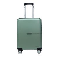 Чемодан маленький S под ручную кладь Snowball 49103 полипропилен Зелёный