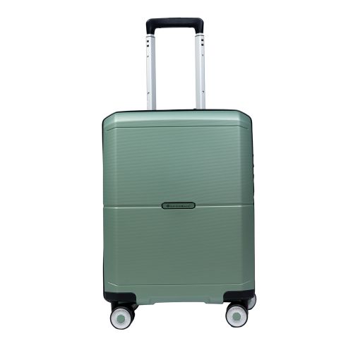 Чемодан маленький S под ручную кладь Snowball 49103 полипропилен Зелёный
