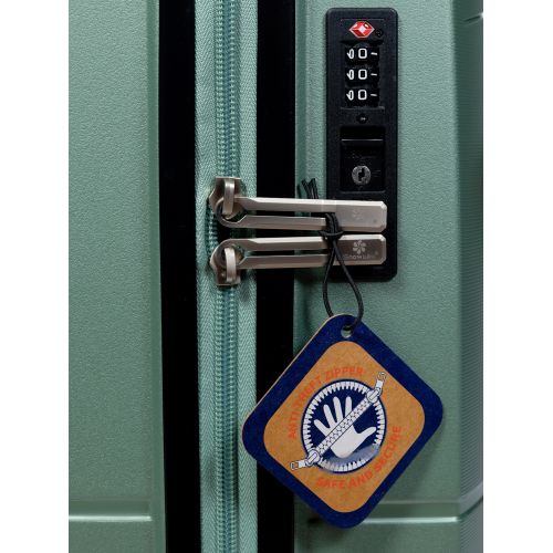 Чемодан маленький S под ручную кладь Snowball 49103 полипропилен Зелёный