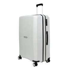Чемодан большой L Snowball 49103 полипропилен Белый
