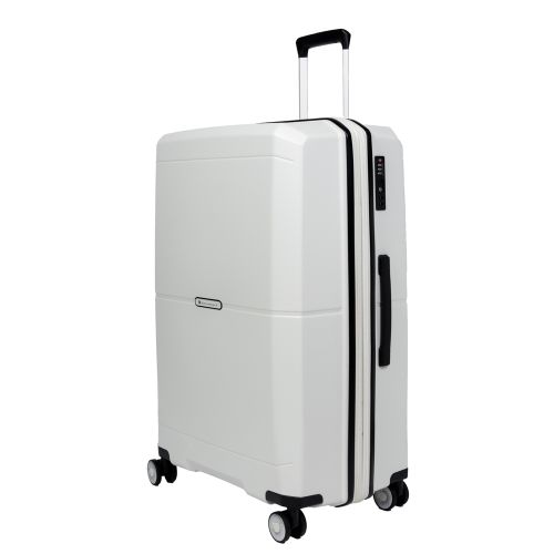 Чемодан большой L Snowball 49103 полипропилен Белый