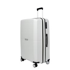 Чемодан большой L Snowball 49103 полипропилен Белый
