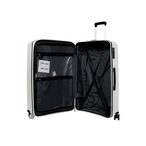 Чемодан большой L Snowball 49103 полипропилен Белый