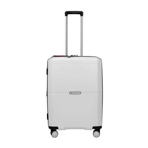 Чемодан средний M Snowball 49103 полипропилен Белый