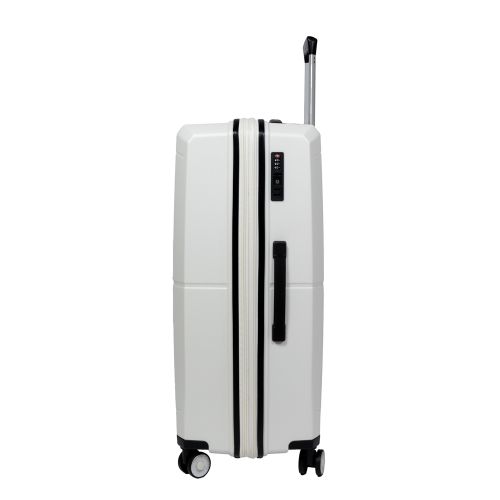 Чемодан средний M Snowball 49103 полипропилен Белый