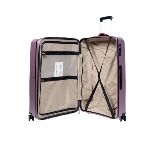 Чемодан большой L Snowball 49103 полипропилен Фиолетовый