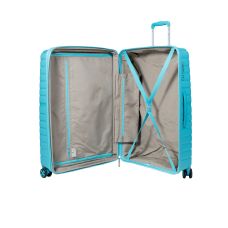 Чемодан большой L Snowball 49203 полипропилен Голубой