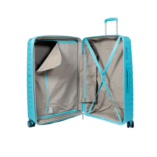 Чемодан средний M Snowball 49203 полипропилен Голубой