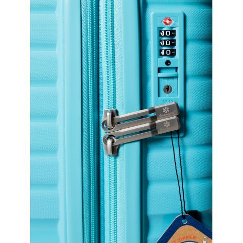 Чемодан средний M Snowball 49203 полипропилен Голубой