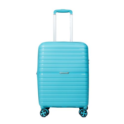 Чемодан маленький S под ручную кладь Snowball 49203 полипропилен Голубой
