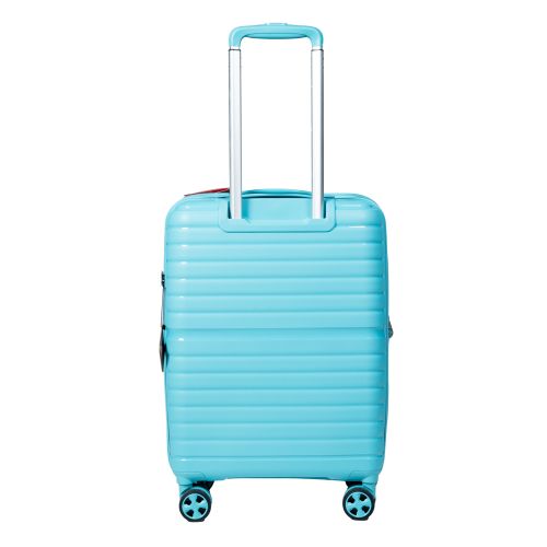 Чемодан маленький S под ручную кладь Snowball 49203 полипропилен Голубой