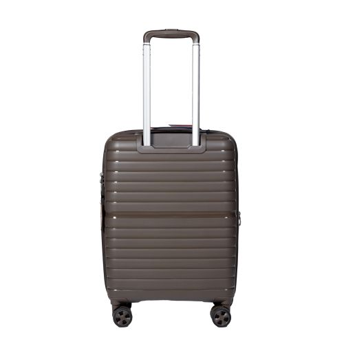 Чемодан маленький S под ручную кладь Snowball 49203 полипропилен Коричневый