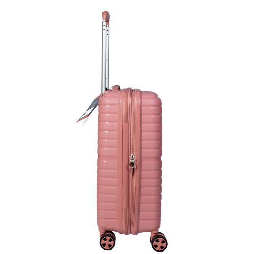 Чемодан маленький S под ручную кладь Snowball 49203 полипропилен Розовое золото