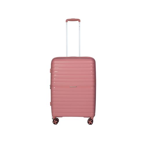 Чемодан средний M Snowball 49203 полипропилен Розовое золото