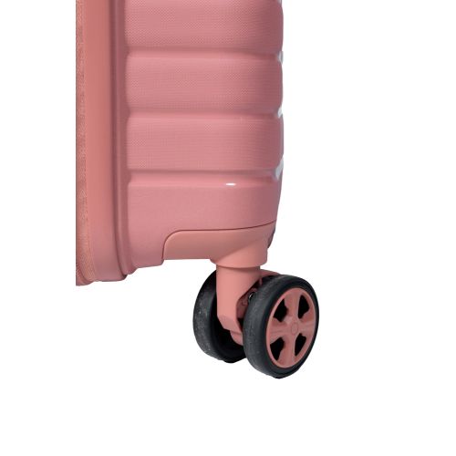 Чемодан средний M Snowball 49203 полипропилен Розовое золото