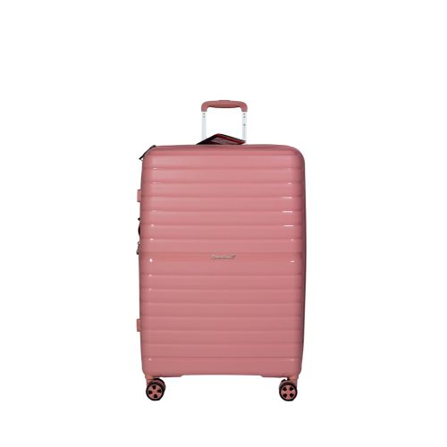 Чемодан большой L Snowball 49203 полипропилен Розовое золото