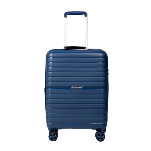Чемодан маленький S под ручную кладь Snowball 49203 полипропилен Тёмно-синий
