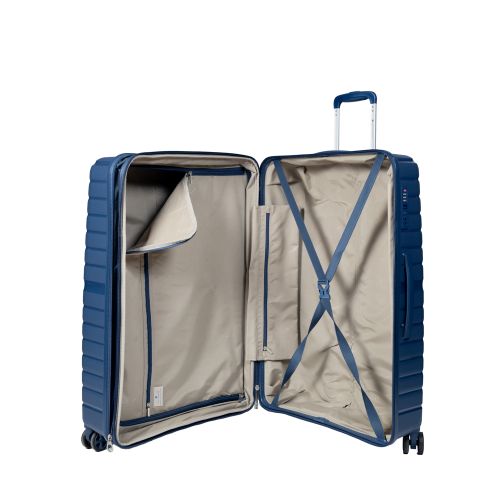 Чемодан маленький S под ручную кладь Snowball 49203 полипропилен Тёмно-синий