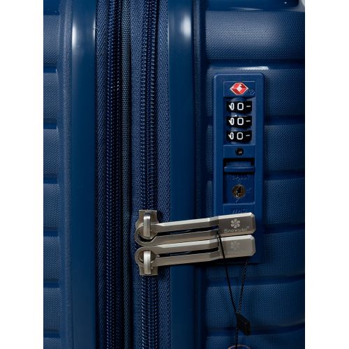 Чемодан большой L Snowball 49203 полипропилен Тёмно-синий