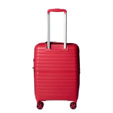 Чемодан маленький S под ручную кладь Snowball 49203 полипропилен Красный