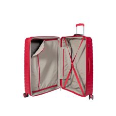 Чемодан маленький S под ручную кладь Snowball 49203 полипропилен Красный