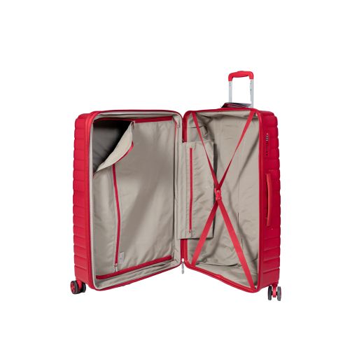Чемодан маленький S под ручную кладь Snowball 49203 полипропилен Красный