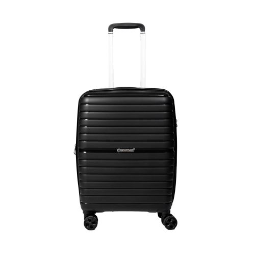 Чемодан маленький S под ручную кладь Snowball 49203 полипропилен Чёрный