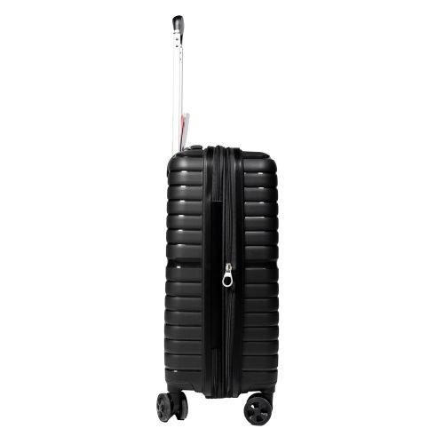 Чемодан маленький S под ручную кладь Snowball 49203 полипропилен Чёрный