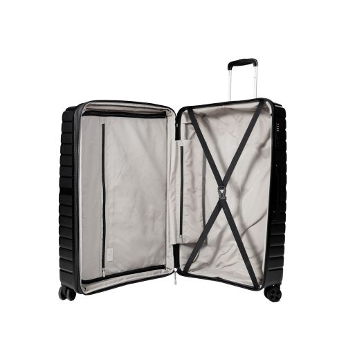 Чемодан маленький S под ручную кладь Snowball 49203 полипропилен Чёрный