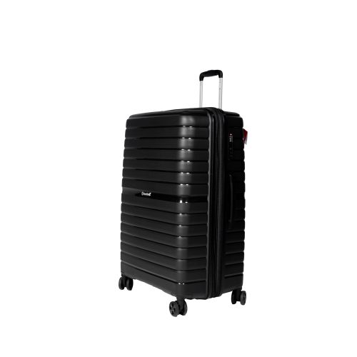 Чемодан большой L Snowball 49203 полипропилен Чёрный