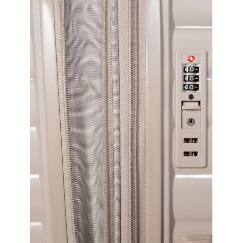 Чемодан большой L Snowball 49203 полипропилен Шампань