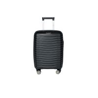 Чемодан маленький S под ручную кладь Snowball 43803 полипропилен Чёрный