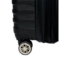 Чемодан средний M Snowball 43803 полипропилен Чёрный
