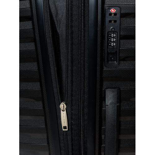 Чемодан средний M Snowball 43803 полипропилен Чёрный