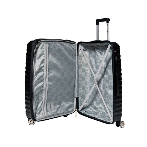 Чемодан средний M Snowball 43803 полипропилен Чёрный