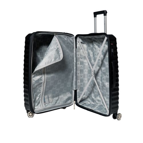 Чемодан большой L Snowball 43803 полипропилен Чёрный