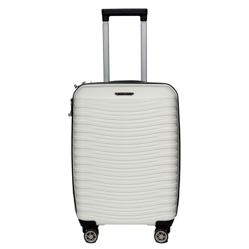 Чемодан маленький S под ручную кладь Snowball 43803 полипропилен Белый