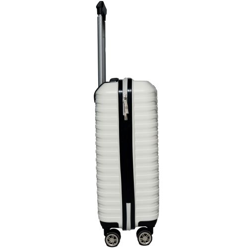 Чемодан маленький S под ручную кладь Snowball 43803 полипропилен Белый