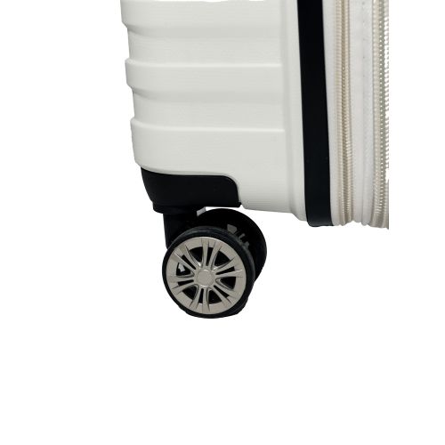 Чемодан маленький S под ручную кладь Snowball 43803 полипропилен Белый