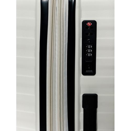 Чемодан маленький S под ручную кладь Snowball 43803 полипропилен Белый