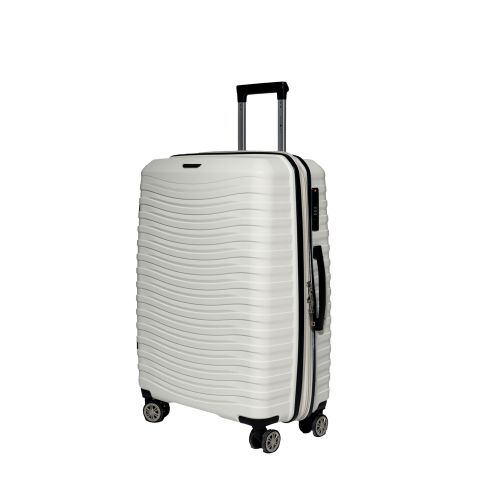 Чемодан средний M Snowball 43803 полипропилен Белый