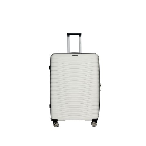 Чемодан большой L Snowball 43803 полипропилен Белый