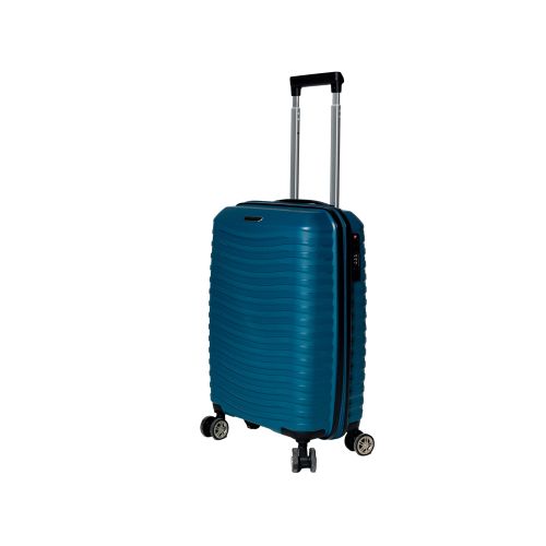 Чемодан маленький S под ручную кладь Snowball 43803 полипропилен Морская волна