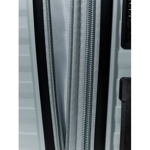 Чемодан маленький S под ручную кладь Snowball 43803 полипропилен Серебряный