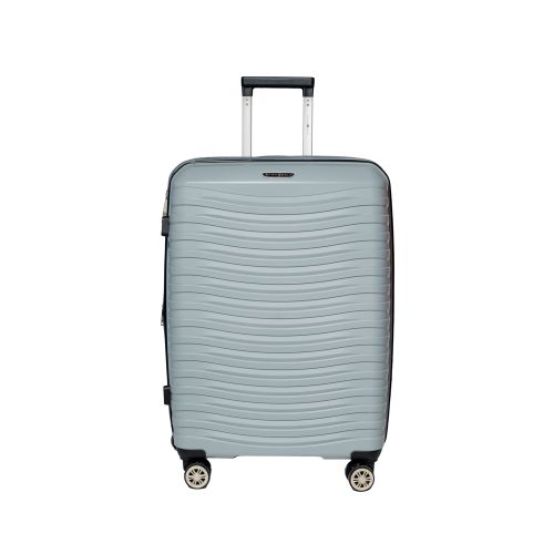 Чемодан средний M Snowball 43803 полипропилен Серебряный