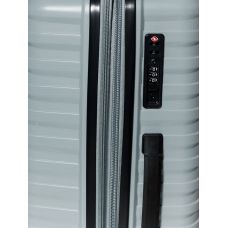 Чемодан средний M Snowball 43803 полипропилен Серебряный