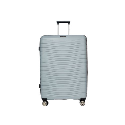 Чемодан большой L Snowball 43803 полипропилен Серебряный