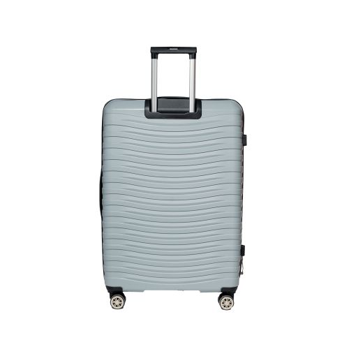 Чемодан большой L Snowball 43803 полипропилен Серебряный