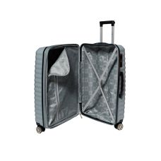 Чемодан большой L Snowball 43803 полипропилен Серебряный