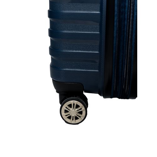 Чемодан маленький S под ручную кладь Snowball 43803 полипропилен Тёмно-синий